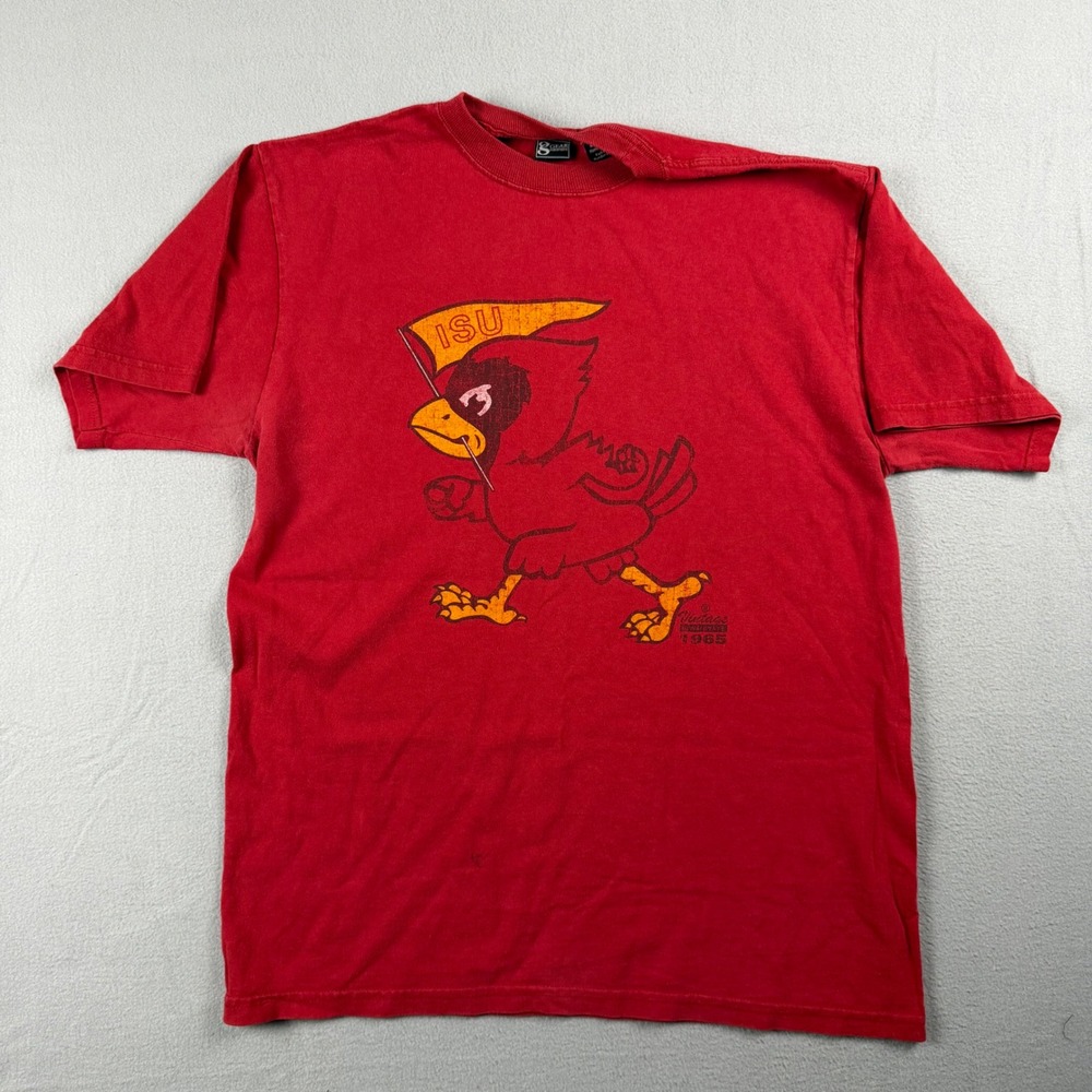 Gear For Sports Iowa State University Cyclones Vintage 1965 Red T-Shirt Mens L